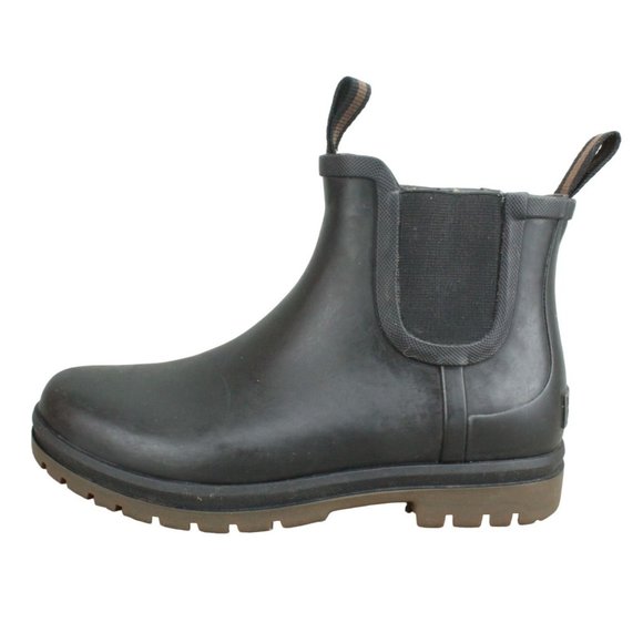 L.L. Bean Shoes - LL Bean Black Rubber Rugged Wellie Chelsea Boots Size 8 M